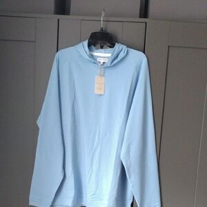 Peter Millar Sky Blue Hoodie Sweater